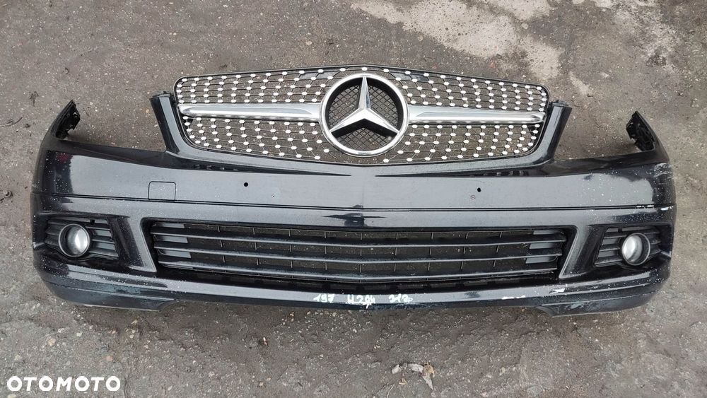 MERCEDES C W204 ZDERZAK PRZÓD ATRAPA KOMPLETNY 197 - 1