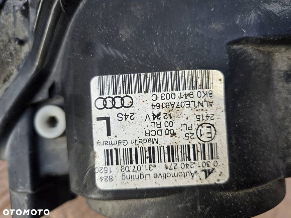 lampa przednia lewa bi xenon audi a4 b8 8k0941003c kompletna - 6