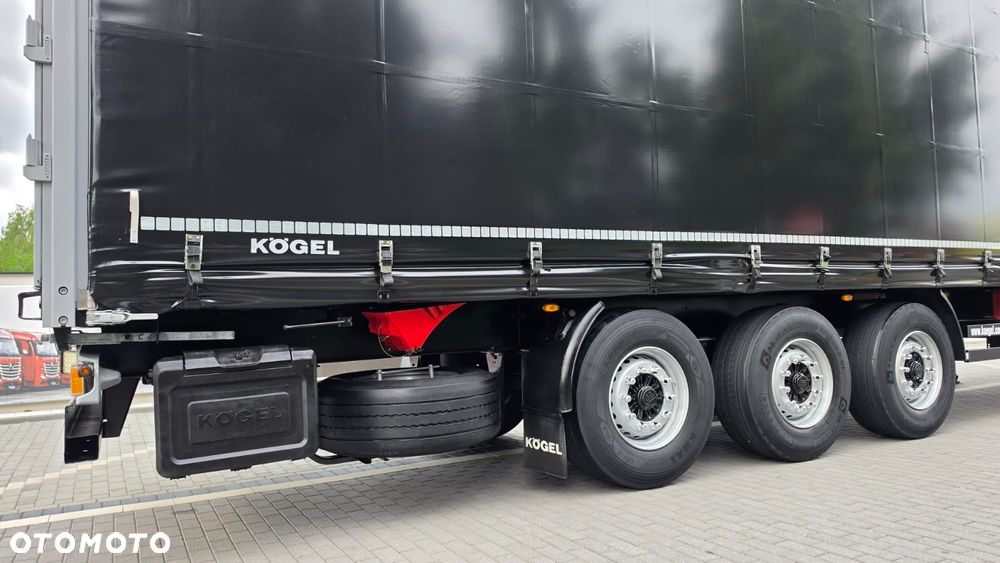 Schmitz Cargobull NACZEPA///KOGEL///2020///STANDARD/// FIRANKA///OŚ PODNOSZONA///OSIE BPW/// STAN BARDZO DOBRY - 9