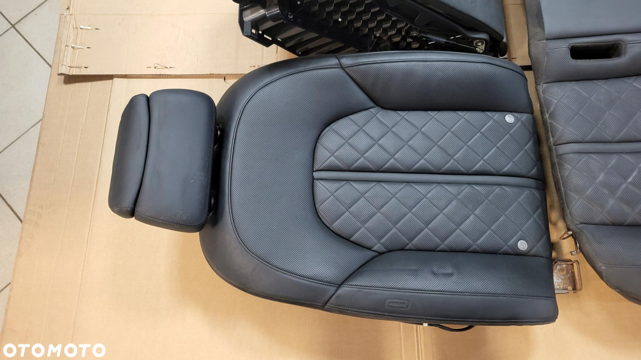 Fotele Kanapa Tył Skóra Audi A8 D4 - 6