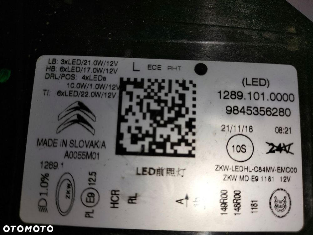 lampa przednia lewa citroen c5 aircross lift 22- - 6