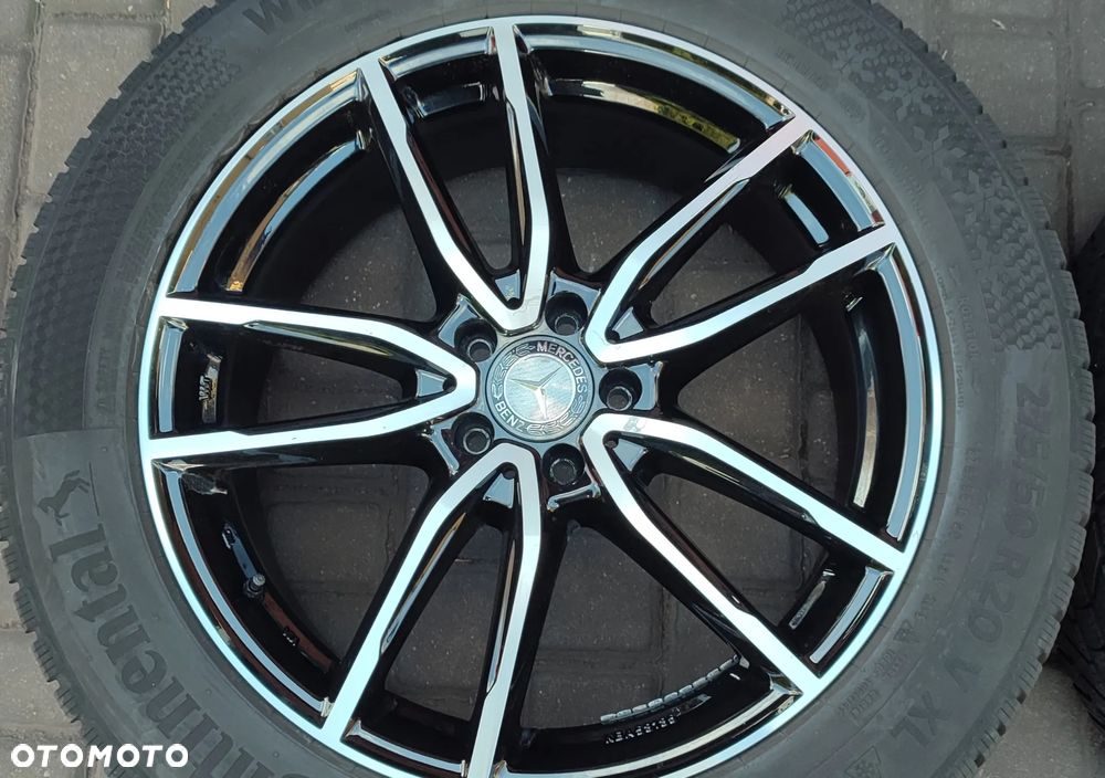 Koła Zimowe Felgi Aluminiowe Mercedes GLE W167 Continental 275/50/20 2022r 4x7,5mm Idealne !! Starogard Gdański Wysylka - 2