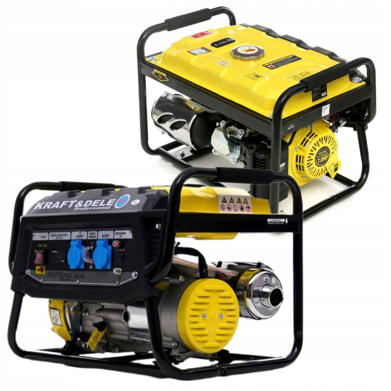 KRAFTDELE AGREGAT PRĄDOTWÓRCZY GENERATOR PRĄDU 3500W LCD 12/230V KD149 - 15