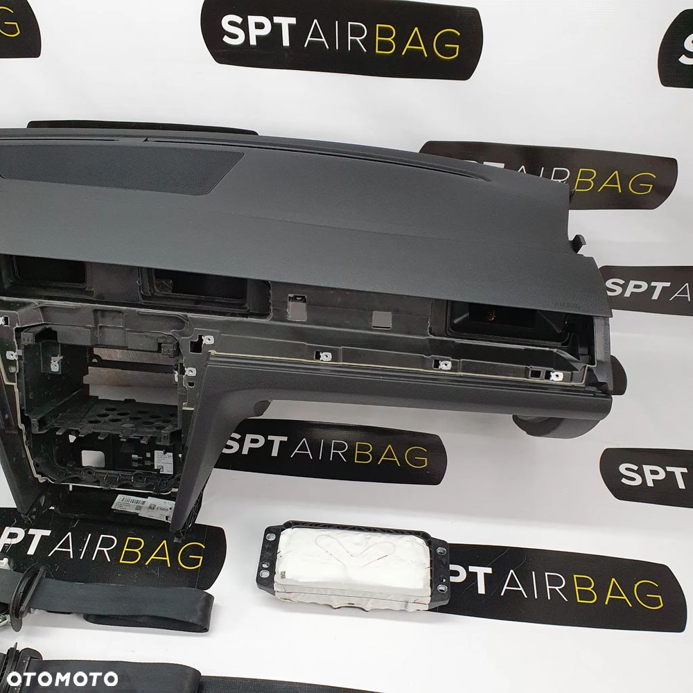 VW PASSAT B8 ARTEON DESKA ROZDZIELCZA KONSOLA KOKPIT PULPIT PODUSZKI AIRBAG AIR BAG PASY KIT SET - 4