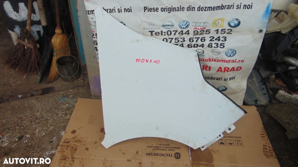Aripa dreapta Renault Master 2010-2016 Opel Movano dezmembrez - 2