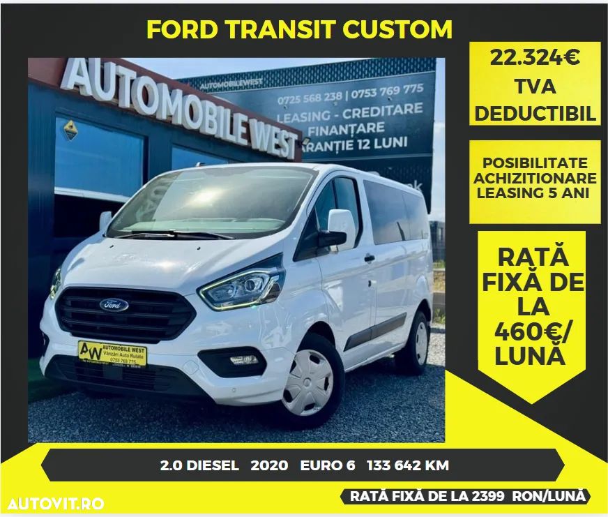 Ford Transit Custom Kombi 320 2.0 EcoBlue 105 CP L1H1 Trend - 1