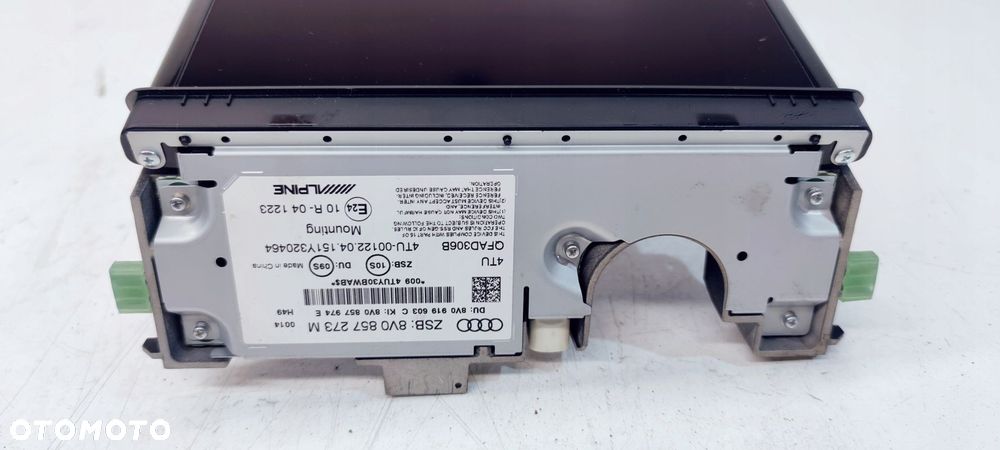 WYŚWIETLACZ MONITOR MMI AUDI A3 8V 8V0857273M - 3