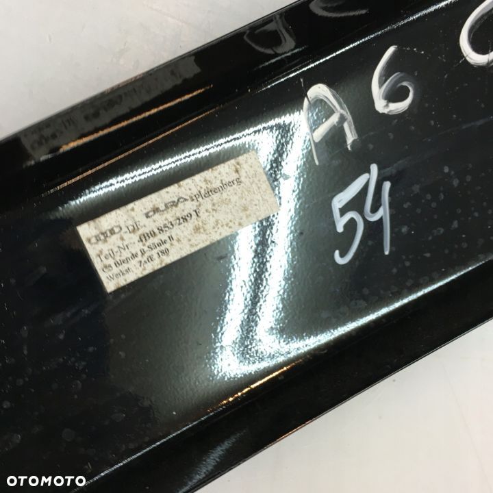 OSŁONA LISTWA SŁUPKA AUDI A6 C5 4B0853289F - 4
