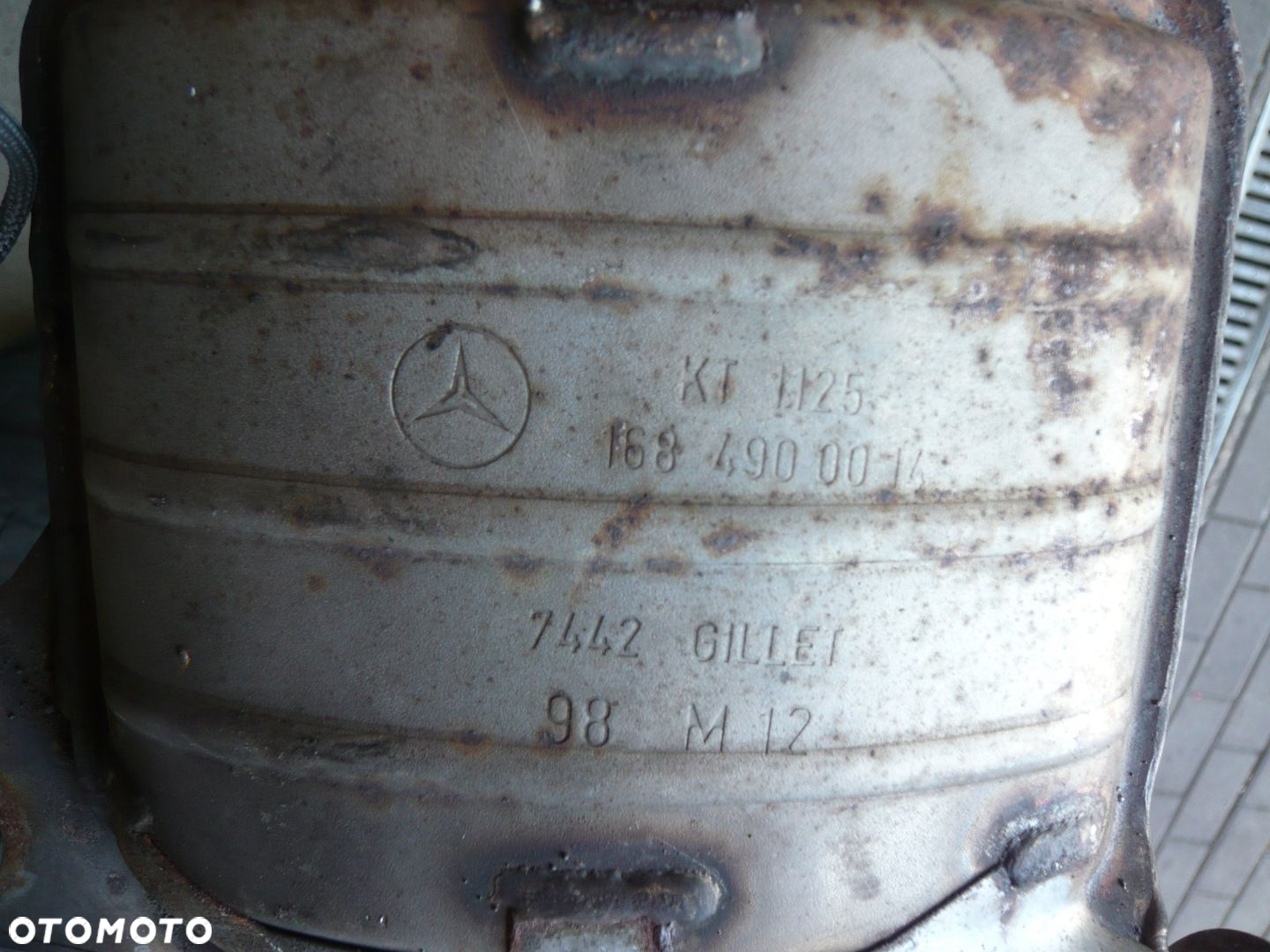 KATALIZATOR MERCEDES W168 1.7D 1684900014 - 2