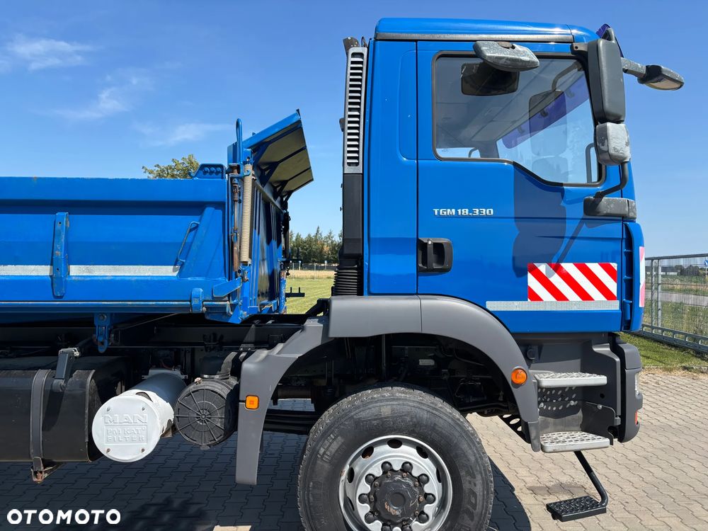 MAN TGM 18.330 4x4 napęd na wał , Meiller wywrotka, hydraulika, blokady , reduktor (nie TGS, AXOR ) - 3