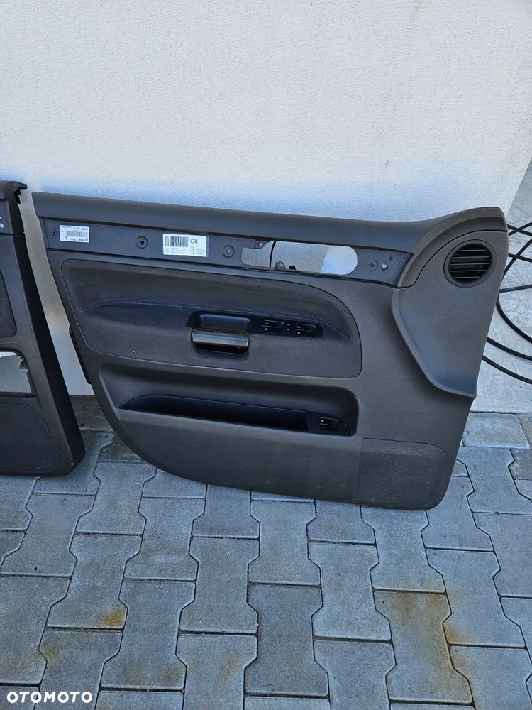 VW TOUAREG 7L 03-09R FOTEL FOTELE KANAPA KOMPLET MATERIAL TAPICERKI DRZWI - 8