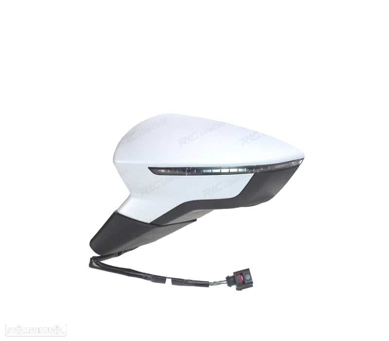 ESPELHO COMPLETO ESQUERDO SEAT LEON 13-20 REBATÍVEL - 1