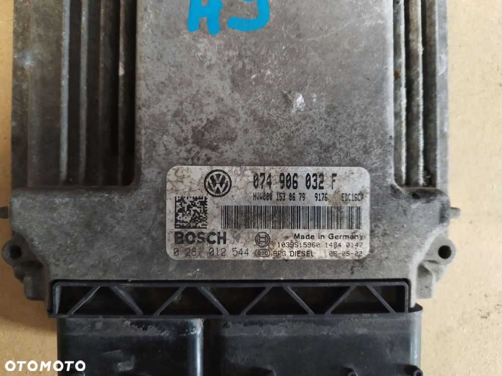 KOMPUTER STEROWNIK SILNIKA VOLKSWAGEN CRAFTER 2.5 TDI 074906032F - 2