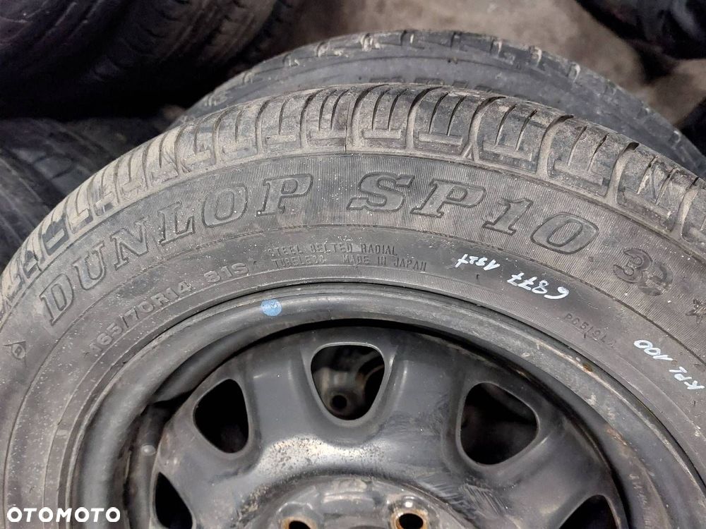 KOŁO ZAPASOWE ZAPAS 4x100 4,5Jx14 FI54,1 165/70R14 SUZUKI IGNIS TOYOTA - 3