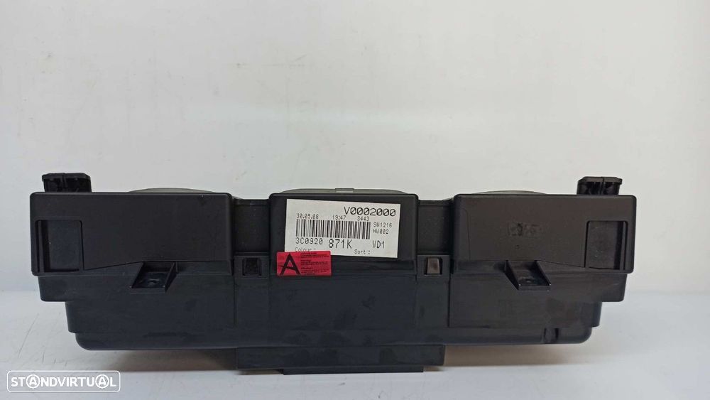 QUADRANTE VOLKSWAGEN PASSAT BERLINA (3C2) BLUEMOTION - 5