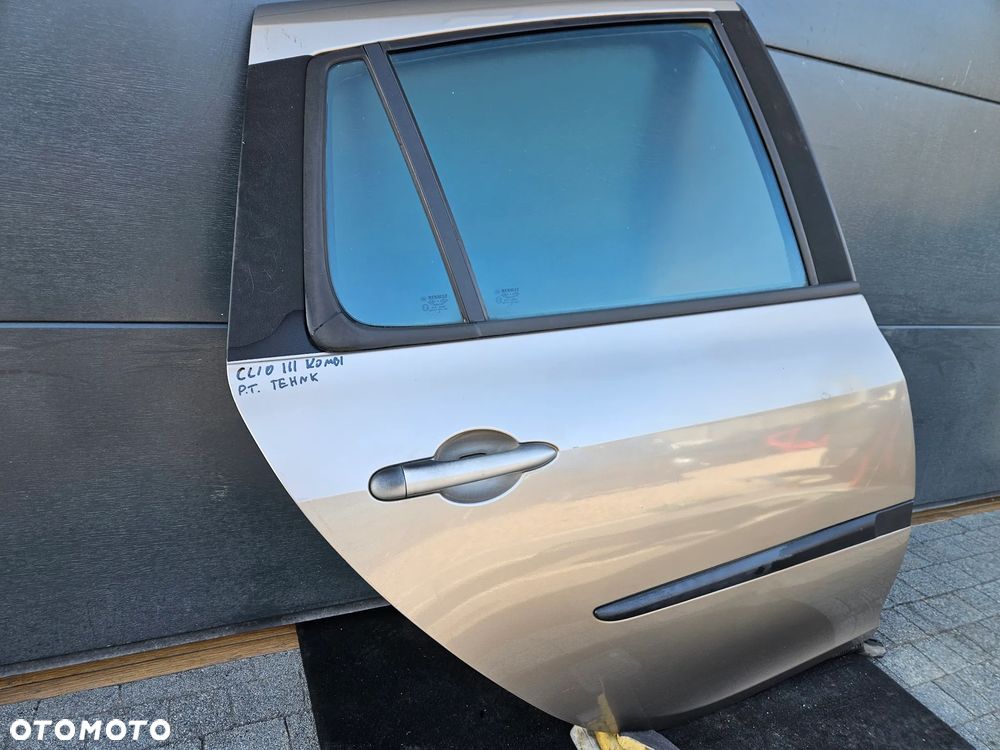 Renault Clio III Kombi TEHNK Drzwi Prawe Tylne Prawy Tył - 7