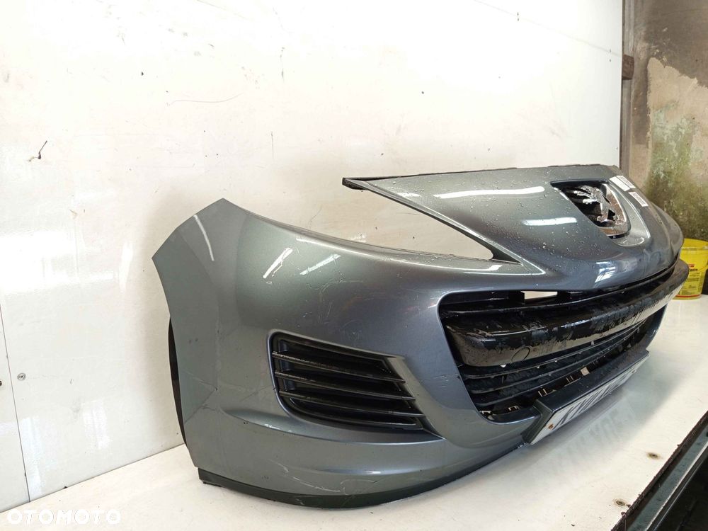 ^ ZDERZAK PRZÓD PRZEDNI DO PEUGEOT 207 LIFT FL EZWD SZARY - 3