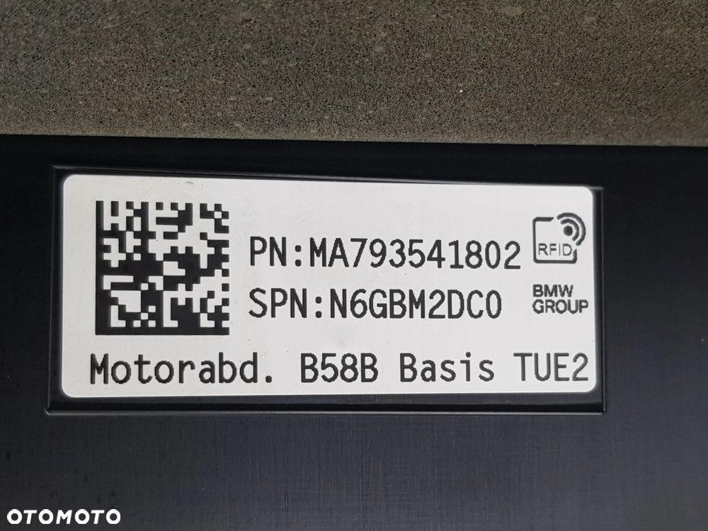 NOWA ORYGINALNA Osłona Pokrywa silnika BMW X5 G05 X6 G06 X7 G07 G20 7935418 - 8