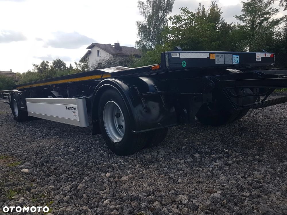 Wielton PS-2 PRZYCZEPA POD KONTENERY DO HAKOWCA 2-OSIE BLIŹNIAKI HUFFERMANN ZASŁAW SKIBICKI - 12