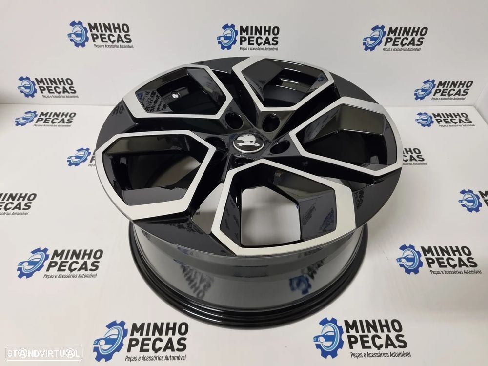 Jantes Look Skoda Octavia Altair em 18 Preto Polido (5x112) - 7