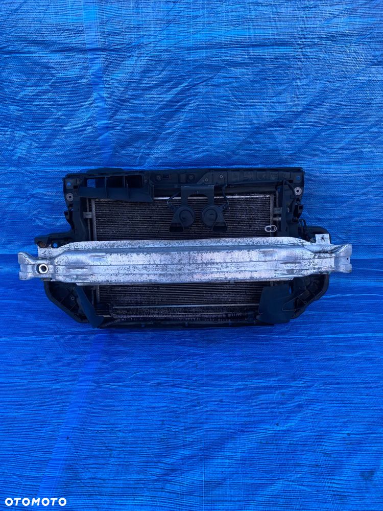 PAS PRZEDNI WZMOCNIENIE KOMPLET BELKA CHŁODNICE WENTYLATOR AUDI A6C6 2.4 2.8 3.2 FSI AUTOMAT - 1