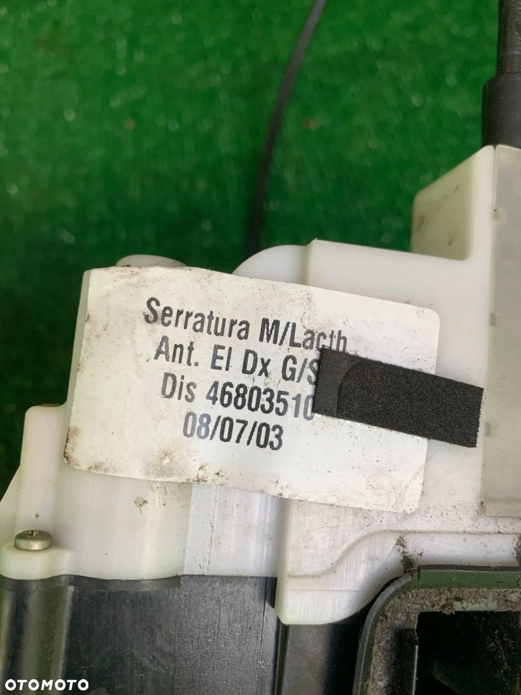 Zamek przód przedni prawy Fiat Panda II 4 pin WWA - 5
