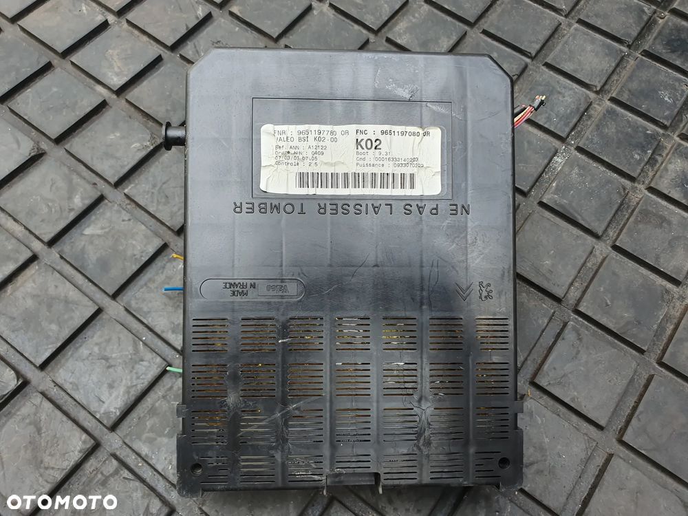 BSI PEUGEOT 307 1.4 9651197780 9651197080 + WTYCZKI INSTLACJA - 2
