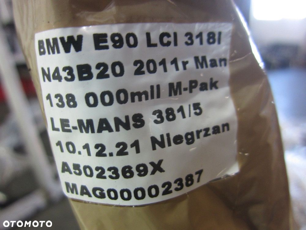 BMW E90 SEDAN LISTWY BOCZNE SHADOWLINE MPAKIET POŁYSK KOMPLET NA AUTO - 16