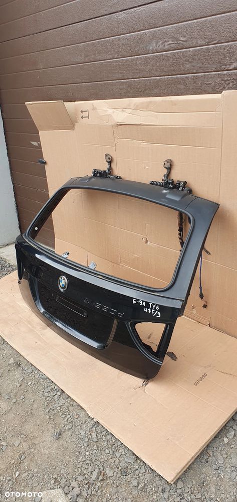 Klapa bagażnika tył tylna BMW 3 E91 475/9 Black Sapphire Metal - 4