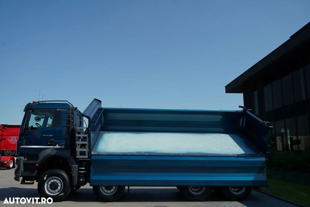 MAN TGS 41.480 / 8x8 / BASCULANĂ SPATE / MANUAL / NOU NOU / KH-KIPPER / - 13