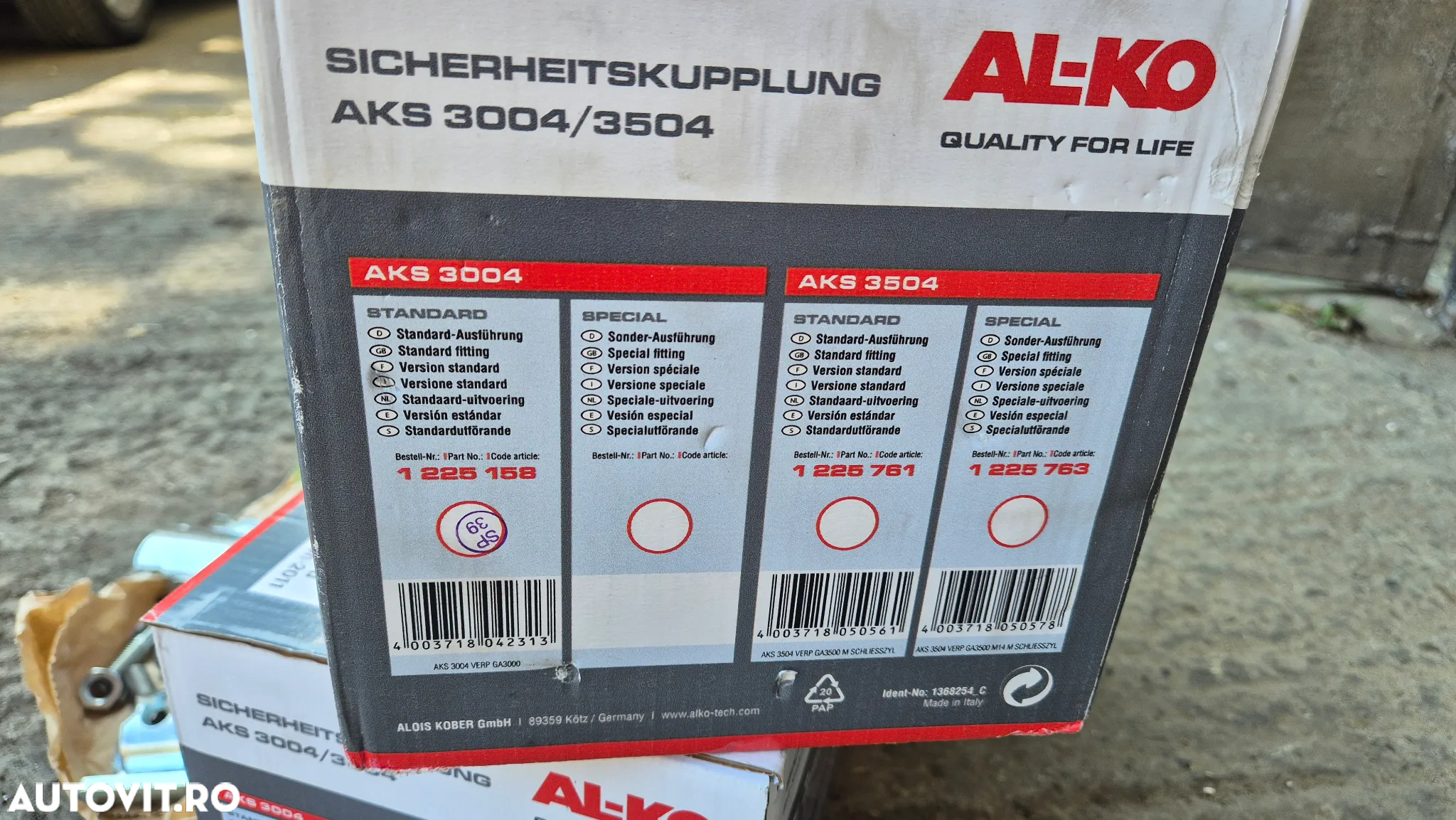 Cupla antibalans ALKO AKS2004 / AKS3004 - 2