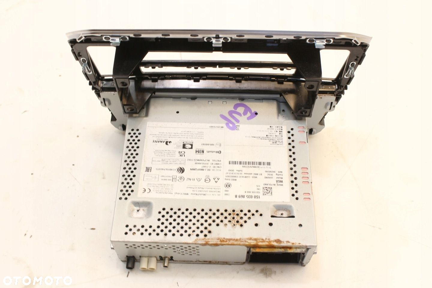 Radio Oryginalne 1S0035869B VW UP e-UP Lift 23r. EU - 4