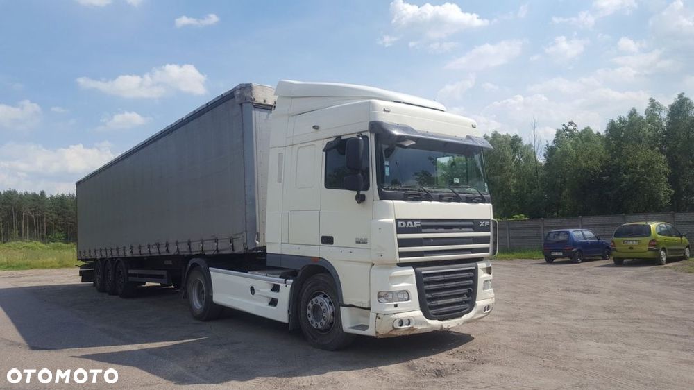 DAF XF 105 zabudowy międzyosiowe spojlery spoilery osłony owiewki - 10