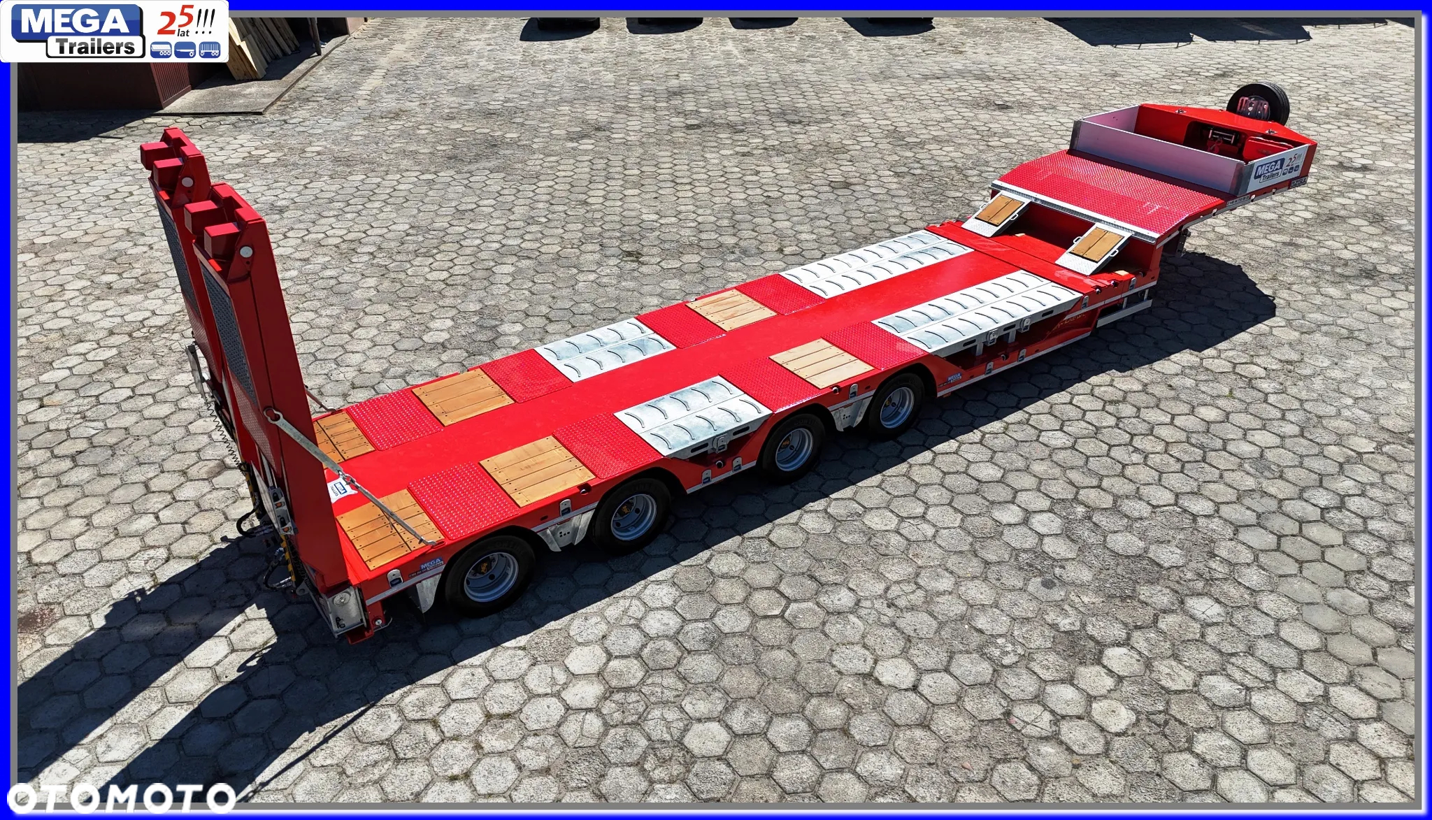 Mega Niskopodwoziowa 70 T DMC Kombajny, maszyny budowlane 18,60 m długości !!! - 6