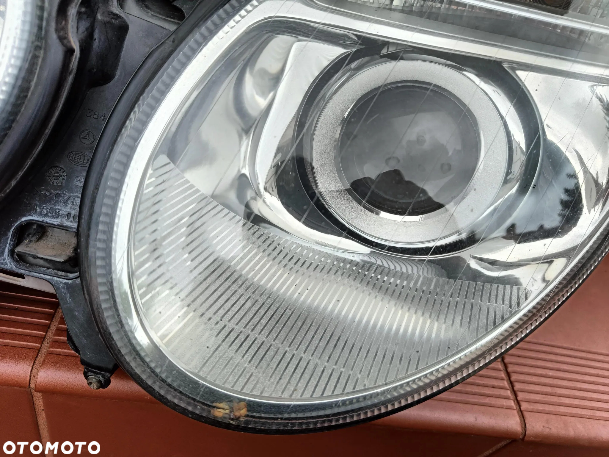 MERCEDES W211 LIFT LAMPA LEWA PRZÓD PRZEDNIA BI XENON NIE SKRĘTNY - 4