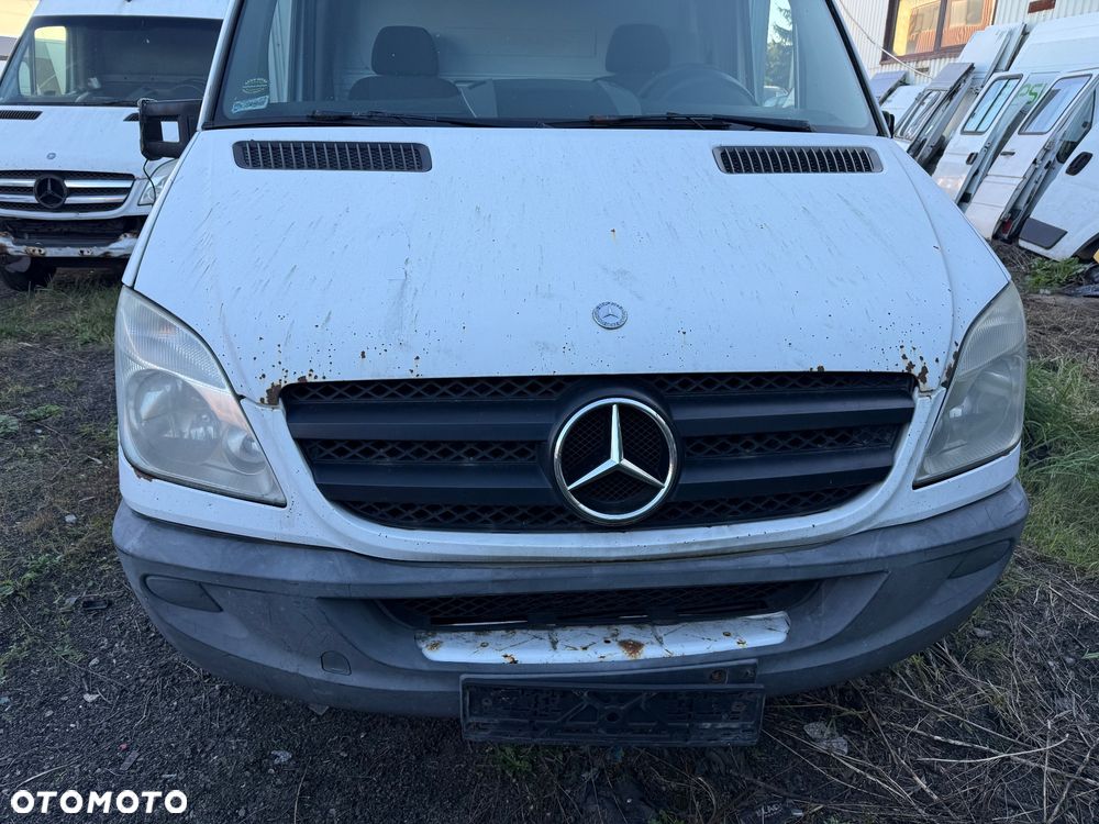Mercedes sprinter w906 crafter drzwi tylne tył skrzydła maxi białe prawe lewe przednie boczne przesuwne maska błotnik prawy lewy pas przedni z chłodnicami zderzak lampy prawa lewa przód - 27