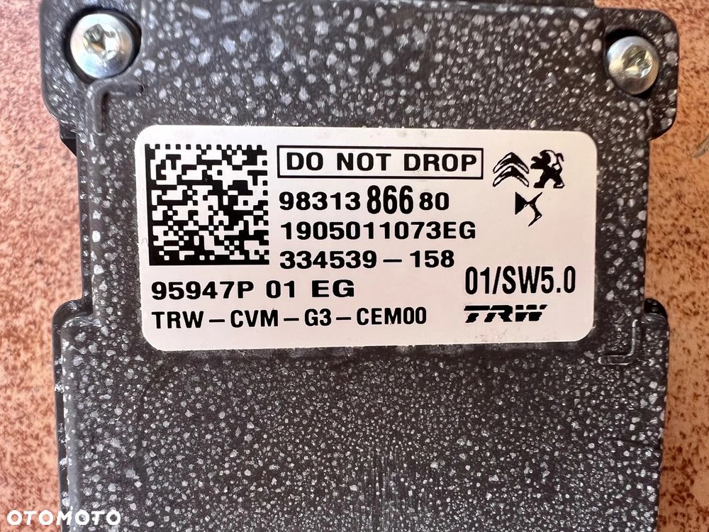 KAMERA RADAR ASYSTENT PASA RUCHU CZUJNIK CITROEN BERLINGO III IV PEUGEOT PARTNER 2020 ROK 9831386680 - 2