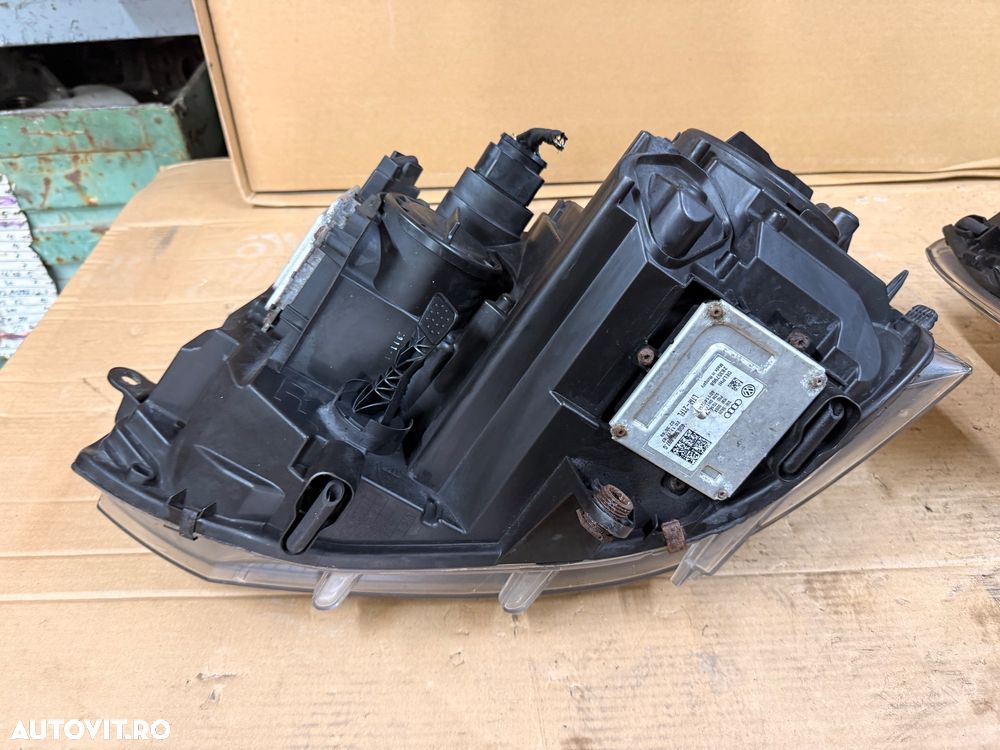 Far bixenon complet VW TRANSPORTER 4 multivan facelift an 2012 cod 7E5941015 si 7E5941016 stare f. buna - 9