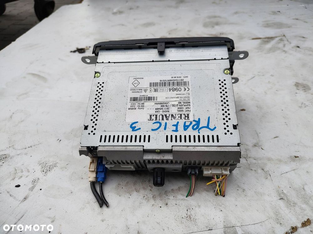 RADIO 281154548R RENAULT TRAFIC 3 III - 3