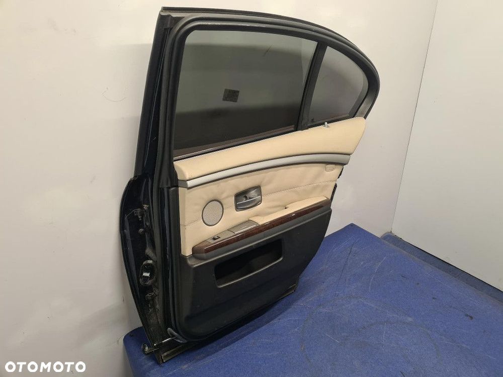 BMW 7 E65 LIFT DRZWI TYŁ PRAWE A35/5 MONACOBLAU METALLIC - 9