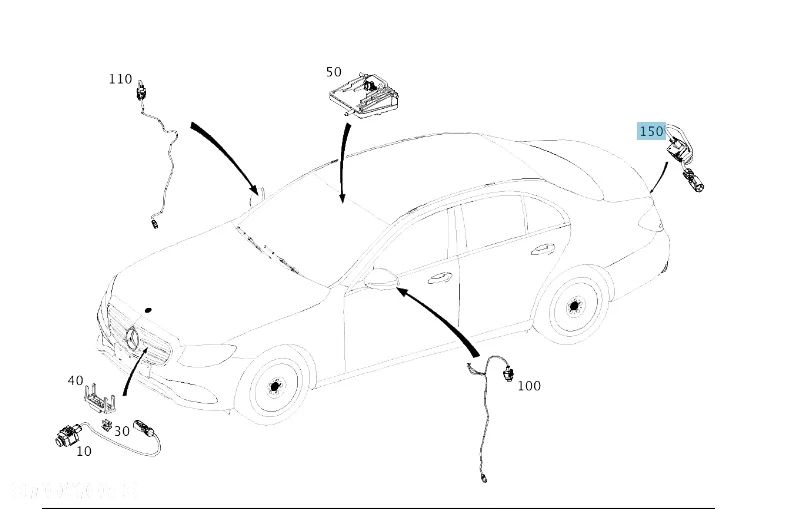KAMERA COFANIA MERCEDES OE 213 900 33 07 - 2