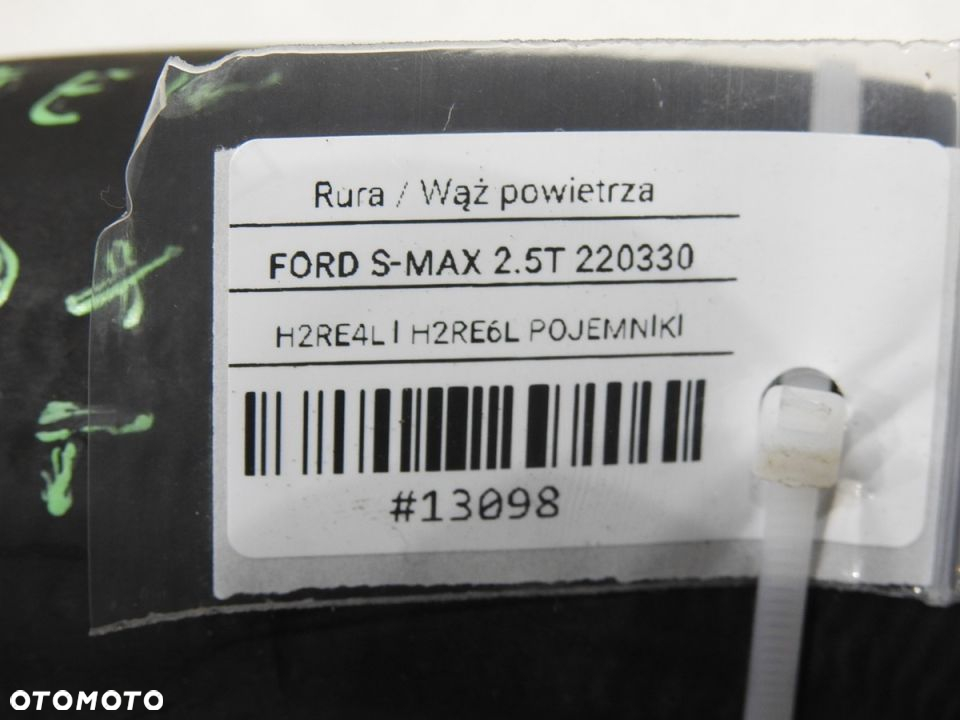 WĄŻ RURA INTERCOOLERA FORD S-MAX MK1 2.5 T - 7