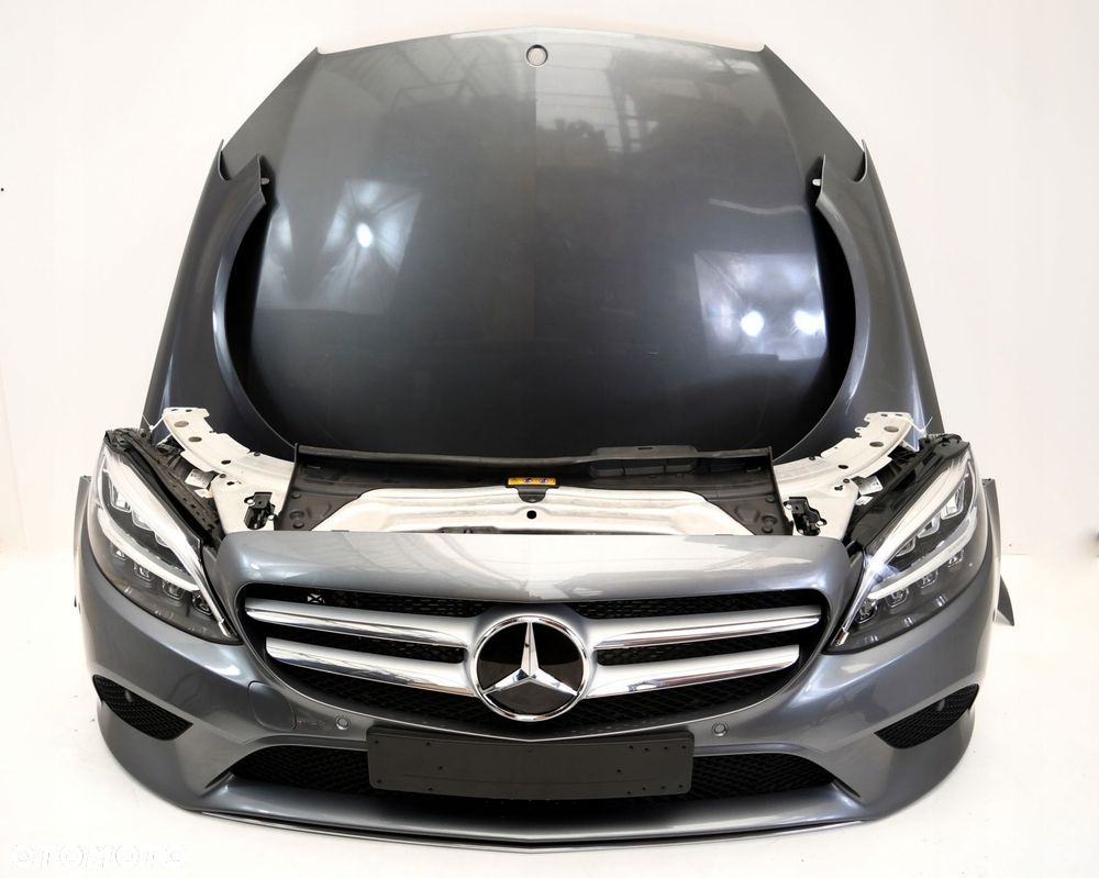MERCEDES C KLASA W205 LIFT MASKA BŁOTNIK LAMPY PAS - 3