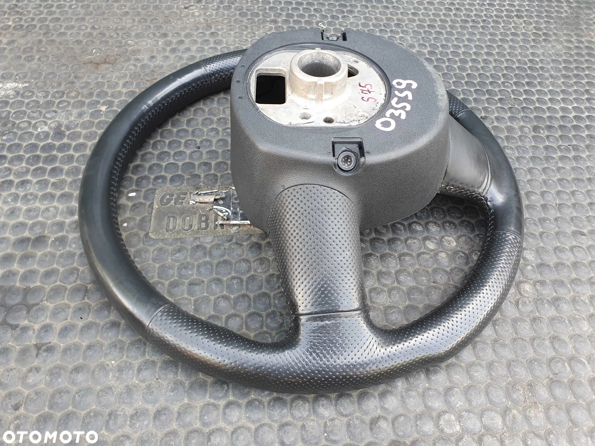 Kierownica Trzy 3 Ramienna Czarna Pikowana Skóra Air Bag Poduszka Wtyczka AUDI A4 B6 B7 - 31