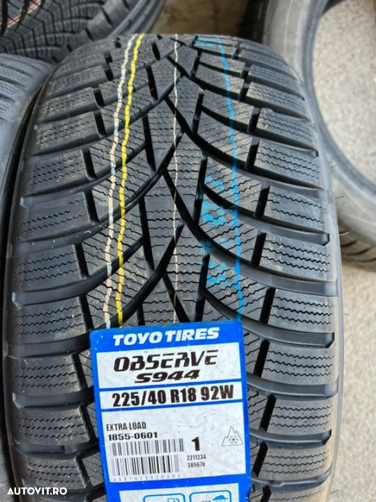 vând 4 anvelope 225/40/18 Toyo de iarnă noi - 3