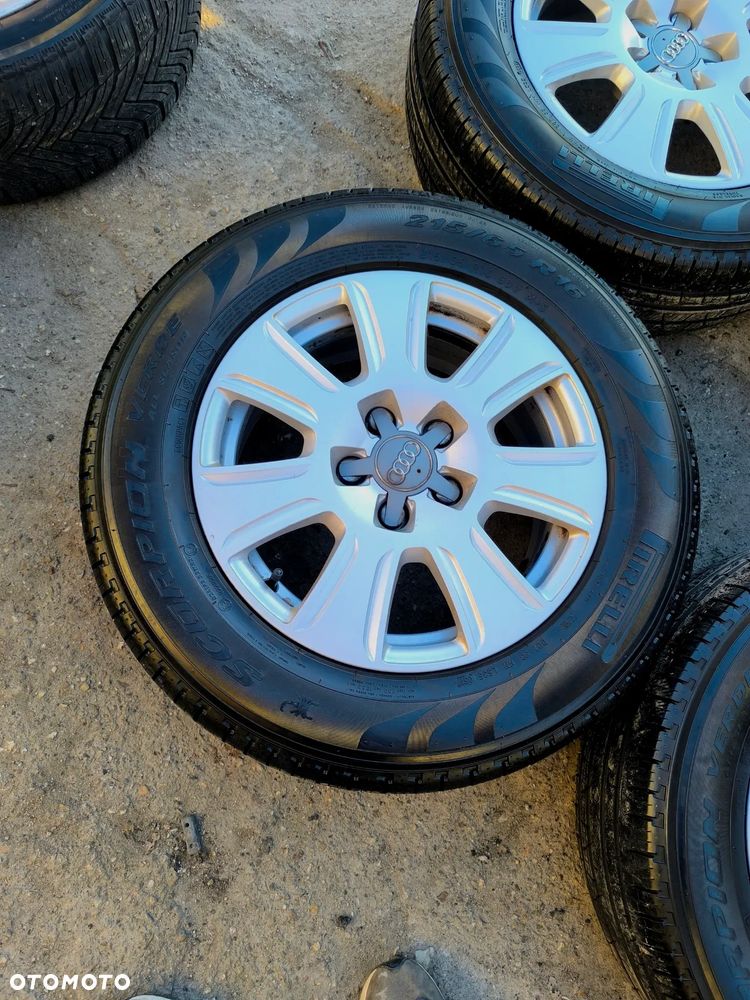5x112 Alufelgi Felgi Aluminiowe 16 Koła Całoroczne Wielosezonowe AUDI A3 8V 8P A4 B5 B6 B7 A6 C5 C6 Q2 Q3 VW SEAT SKODA 7mm Legnica ALU-RAD 215/65 - 6