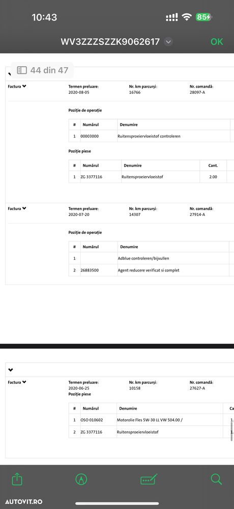 Volkswagen VW Crafter Cub TVA DEDUCTIBIL 35 an 2020 2.0tdi 157.000km Istoric Service Complet la reprezentanta vw Stare foarte buna NU Mercedes Sprinter Duba Iveco Ford transit izoterma - 19