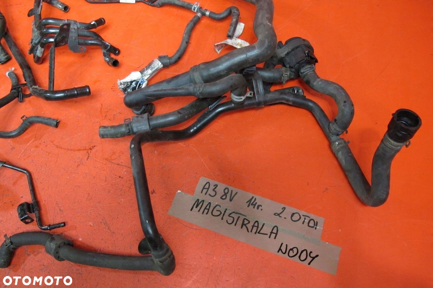 AUDI A3 8V 8VA 2.0 TDI CRBC PRZEWÓD RURA KRÓCIEC MAGISTRALA POMPKA WODY KPL - 4