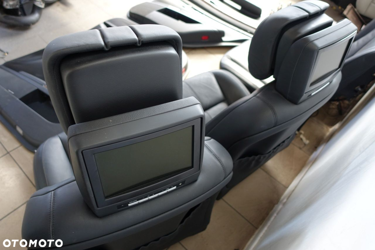 Mercedes w221 tapicerka skóra fotele boczki fotel Nappa Long DVD - 14