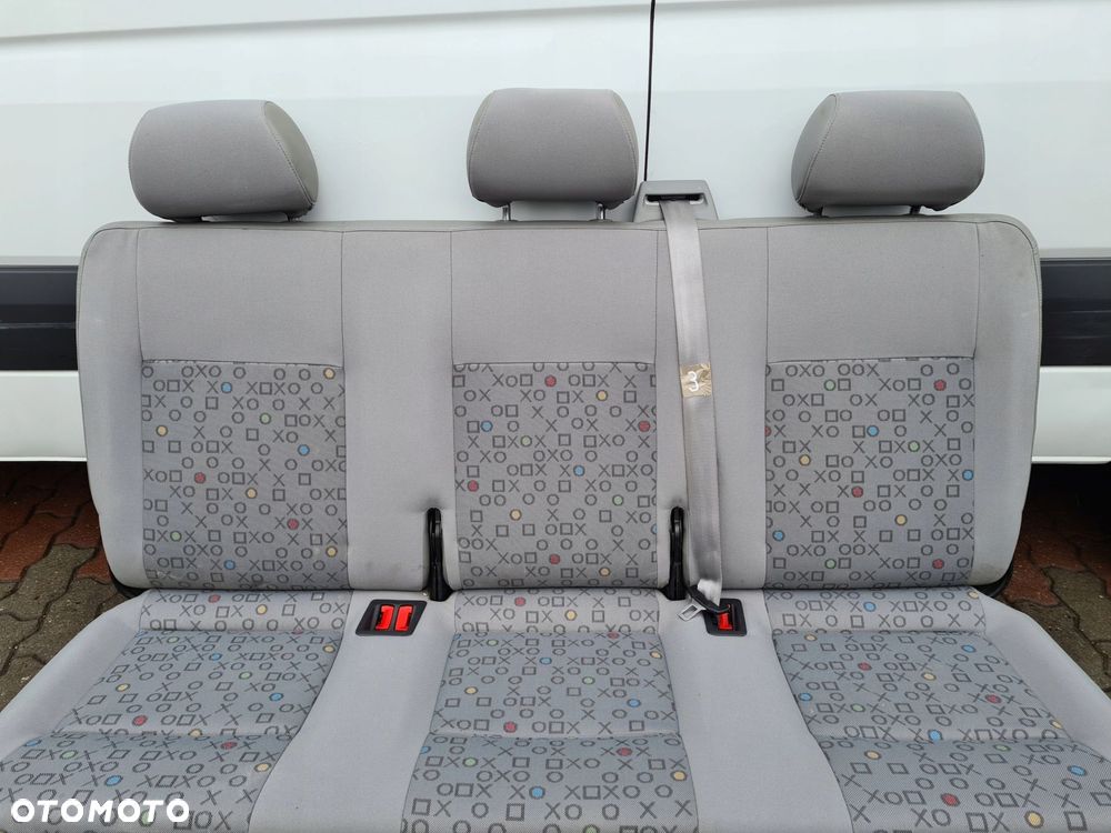 VW T5 T5 LIFT fotel trójka ławka tył 3rząd OX - 5